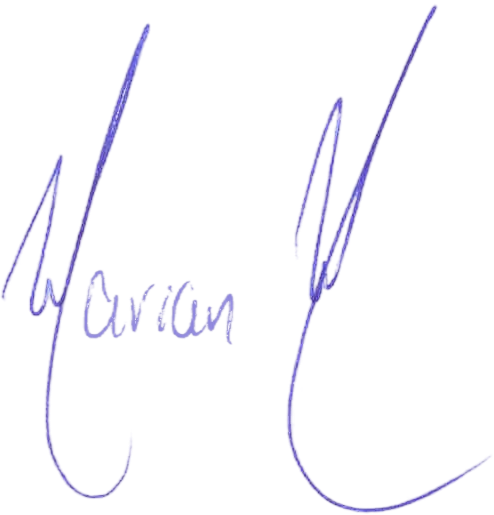 Firma manuscrita de Marián Mouriño Terrazo